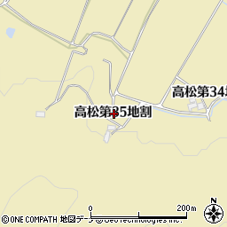 岩手県花巻市高松第３５地割周辺の地図