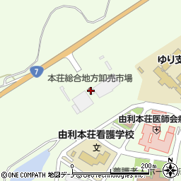 株式会社本荘丸中魚市場周辺の地図