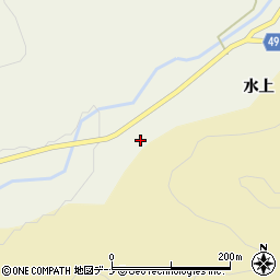 秋田県由利本荘市北ノ股水上7周辺の地図