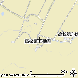 岩手県花巻市高松第３５地割77周辺の地図