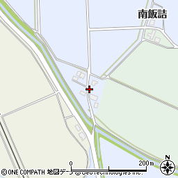 秋田県仙北郡美郷町飯詰藤原周辺の地図
