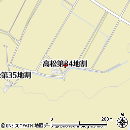 岩手県花巻市高松第３４地割周辺の地図