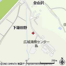 秋田県由利本荘市二十六木下鎌田野周辺の地図