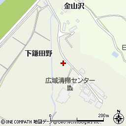 秋田県由利本荘市二十六木（下鎌田野）周辺の地図
