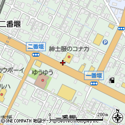 (85)コナカ由利本荘店駐車場周辺の地図