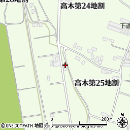 岩手県花巻市高木第２８地割23周辺の地図