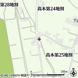 岩手県花巻市高木第２８地割21周辺の地図