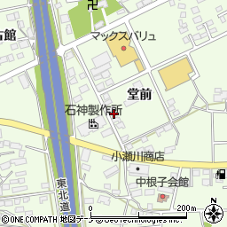 岩手県花巻市中根子堂前82-4周辺の地図