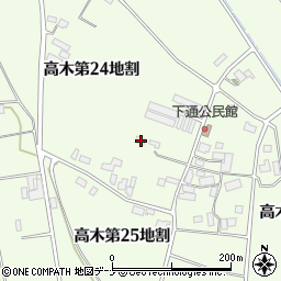 岩手県花巻市高木第２４地割47-1周辺の地図