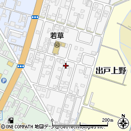 秋田県由利本荘市東梵天周辺の地図