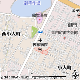 ＪＡ秋田しんせい本荘周辺の地図