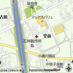 岩手県花巻市中根子堂前82-1周辺の地図
