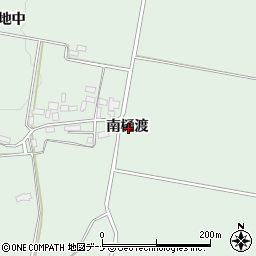 秋田県仙北郡美郷町金沢南樋渡周辺の地図