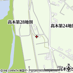 岩手県花巻市高木第２８地割1周辺の地図