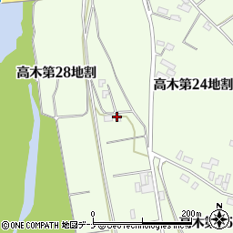 岩手県花巻市高木第２８地割周辺の地図