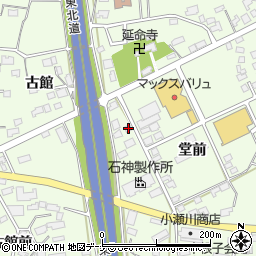 岩手県花巻市中根子堂前33-2周辺の地図