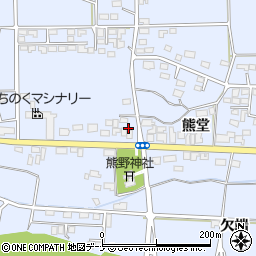 岩手県花巻市上根子熊堂54周辺の地図