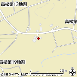 岩手県花巻市高松第１９地割周辺の地図