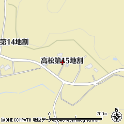 岩手県花巻市高松第１５地割周辺の地図