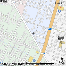 秋田県由利本荘市中梵天4周辺の地図