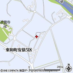 岩手県花巻市東和町安俵５区141-11周辺の地図