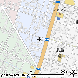 秋田県由利本荘市中梵天14周辺の地図
