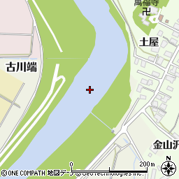 子吉川周辺の地図