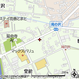 岩手県花巻市中根子堂前60-2周辺の地図