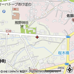 岩手県花巻市石神町320周辺の地図