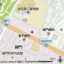 秋田県由利本荘市御門220-2周辺の地図
