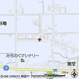 岩手県花巻市上根子熊堂8周辺の地図