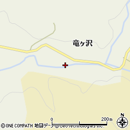 秋田県由利本荘市北ノ股竜ヶ沢周辺の地図