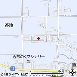 岩手県花巻市上根子熊堂周辺の地図