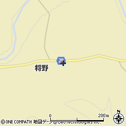 秋田県由利本荘市羽広小滝沢37周辺の地図