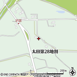 岩手県花巻市太田第２８地割周辺の地図
