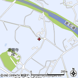 岩手県花巻市東和町安俵５区72周辺の地図