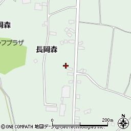 秋田県仙北郡美郷町金沢長岡森周辺の地図