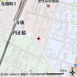 秋田県由利本荘市西梵天3周辺の地図