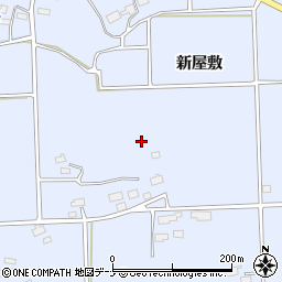 岩手県花巻市上根子新屋敷周辺の地図