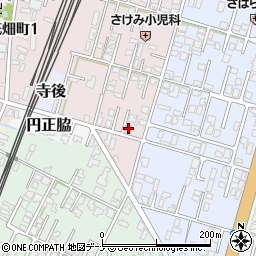 秋田県由利本荘市西梵天7周辺の地図