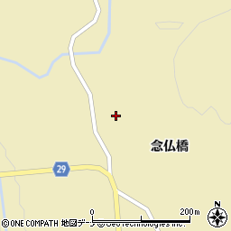 秋田県由利本荘市羽広念仏橋139周辺の地図
