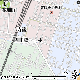 秋田県由利本荘市西梵天9周辺の地図