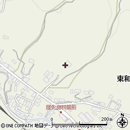 花巻市　東和斎場周辺の地図