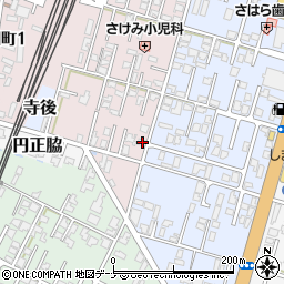 秋田県由利本荘市西梵天6周辺の地図