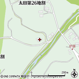 岩手県花巻市太田第２５地割周辺の地図
