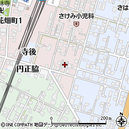 秋田県由利本荘市西梵天8周辺の地図