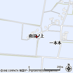 秋田県大仙市角間川町南沼ノ上周辺の地図