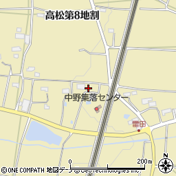 岩手県花巻市高松第８地割205周辺の地図