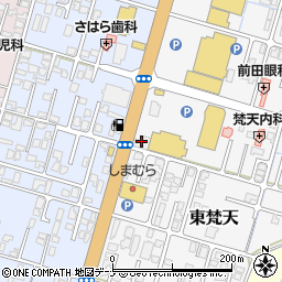 カットＡ本荘店周辺の地図