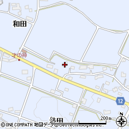 岩手県花巻市上根子和田213周辺の地図
